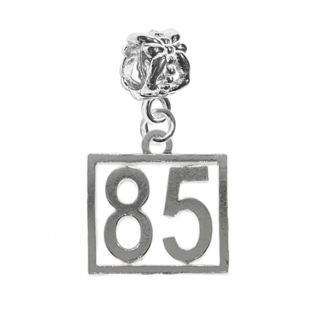 Charmuri din argint cu cifre: - Charm argint Cifra 85 numar norocos cifre aniversare 10248_5360 Dras