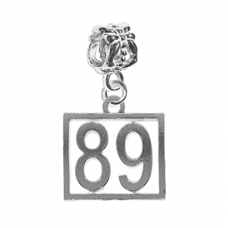 Charmuri din argint cu cifre: - Charm argint Cifra 89 numar norocos cifre aniversare 10248_9360 Dras