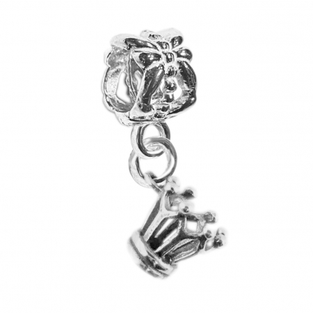 Charmuri din argint cu diverse motive - Charm argint Coronita 9208140 Dras