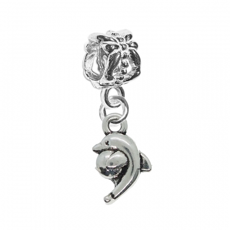 Cu pesti - Charm argint Delfin cu minge 9875280 Dras