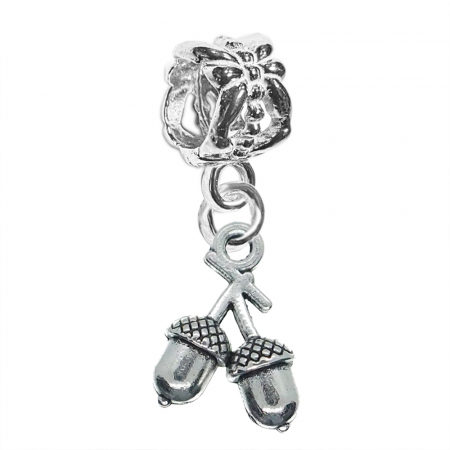 Cu fructe - Charm argint Doua ghinde 9718260 Dras