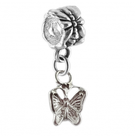Charmuri din argint cu insecte: - Charm argint Fluturas 6342140 Dras