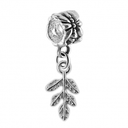 Charmuri din argint cu plante: - Charm argint Frunza stejar 9264150 Dras