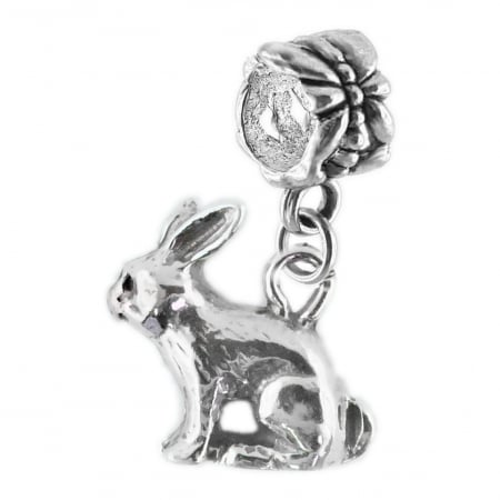 Cu iepurasi - Charm argint Iepuras 6063430 Dras