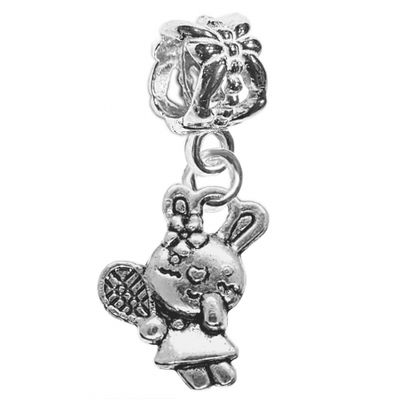 Charmuri - Charm argint Iepuras paleta tenis 9562230 Dras