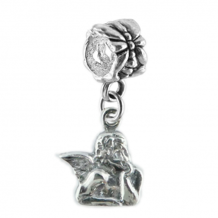 Charmuri din argint cu tematica religioasa: - Charm argint Ingeras 4186215 Dras