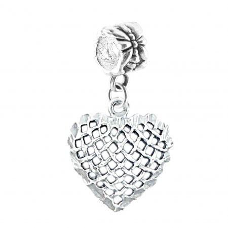 Charmuri din argint cu tematica iubire: - Charm argint Inimioara 4390280 Dras