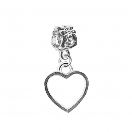 Charmuri din argint cu tematica iubire: - Charm argint Inimioara 4393170 Dras