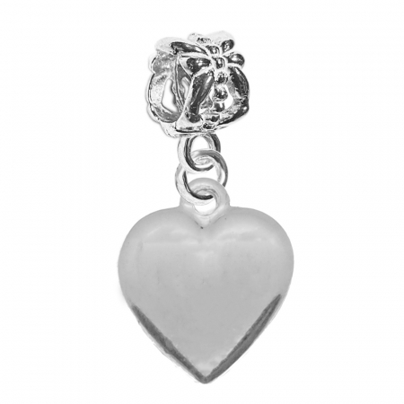 Charmuri din argint cu tematica iubire: - Charm argint Inimioara 6777600 Dras