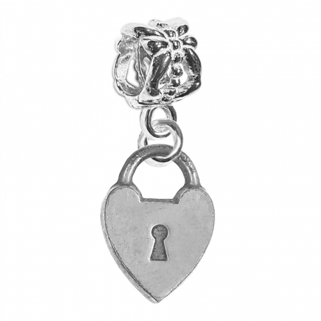 Charmuri din argint cu diverse motive - Charm argint Lacat 10108200 Dras