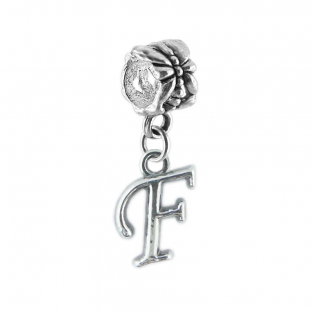 Charmuri din argint cu litere: - Charm argint Litera F 9218150 Dras