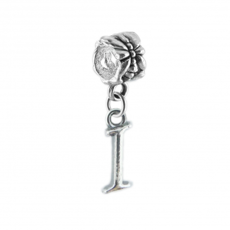 Charmuri din argint cu litere: - Charm argint Litera I 9221140 Dras