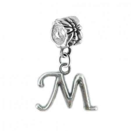 Charmuri din argint cu litere: - Charm argint Litera M 9256190 Dras
