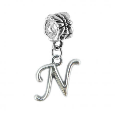 Charmuri din argint cu litere: - Charm argint Litera N 9225170 Dras