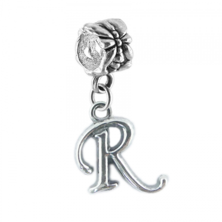 Charmuri din argint cu litere: - Charm argint Litera R 9229170 Dras