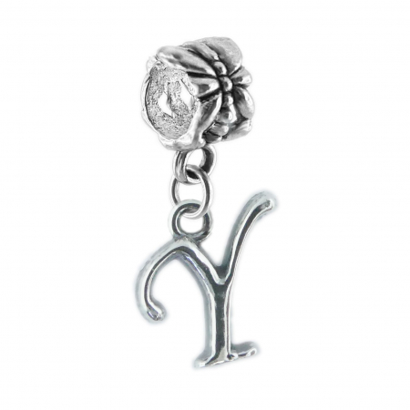 Charmuri din argint cu litere: - Charm argint Litera Y 9234140 Dras