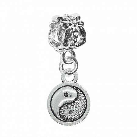 Charmuri din argint cu diverse motive - Charm argint Medalion Yin Yang 1002422 Dras