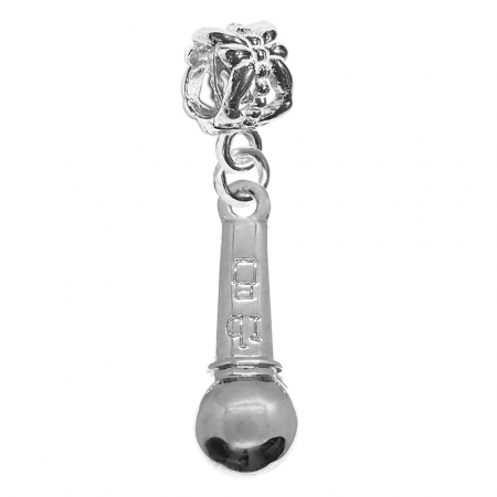 Charmuri din argint cu tematica muzicala: - Charm argint Microfon 6579730 Dras