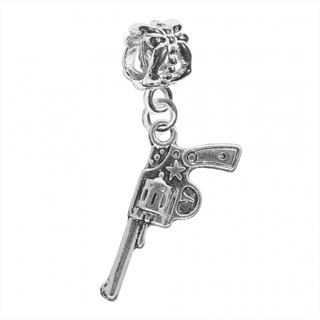 Tir - Charm argint Pistol 9914270 Dras