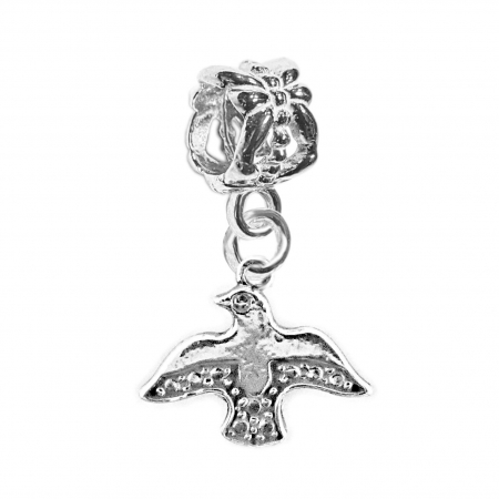 Charmuri din argint cu pasari: - Charm argint Porumbel 9203150 Dras