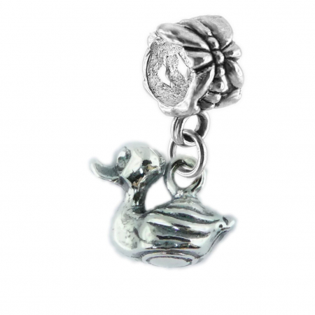 Charmuri din argint cu pasari: - Charm argint Ratusca 6065285 Dras