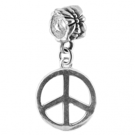 Charmuri din argint cu talismane: - Charm argint Semnul pacii 9210210 Dras