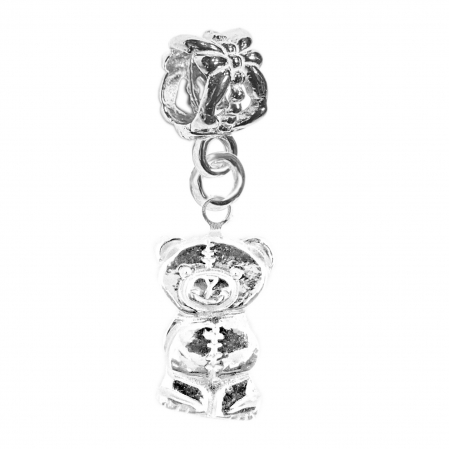 Cu animale salbatice - Charm argint Ursulet 6040275 Dras