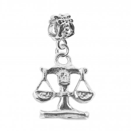 Charmuri din argint cu  zodiace: - Charm argint zodie Balanta zodiac european 9243155 Dras