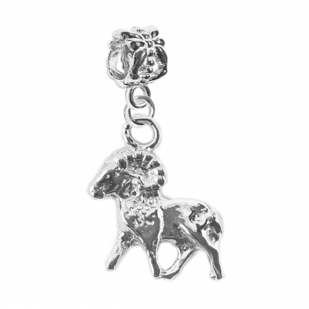 Charmuri din argint cu  zodiace: - Charm argint zodie Berbec zodiac european 9239165 Dras