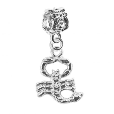 Charmuri din argint cu  zodiace: - Charm argint zodie Scorpion zodiac european 9244175 Dras