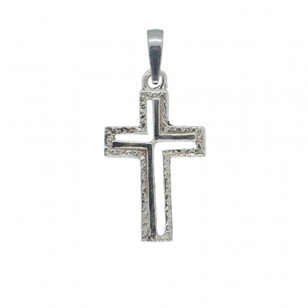 Pandantive din argint cu tematica religioasa: - Cruciulita argint model 4230150 Dras