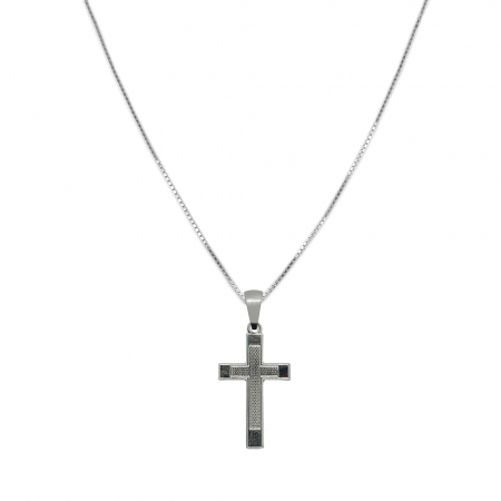 Cu cruciulite - Lantisor argint personalizat cruciulita argint 4108VEN390 Dras