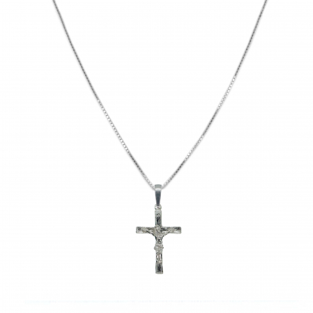 Cu cruciulite - Lantisor argint personalizat cruciulita argint 4114VEN340 Dras