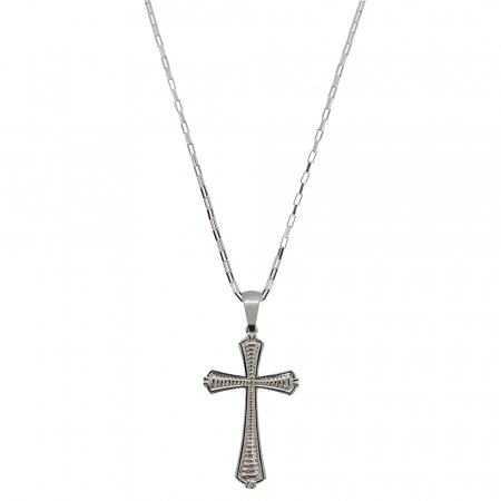 Cu cruciulite - Lantisor argint personalizat cruciulita argint 4129KV550 Dras