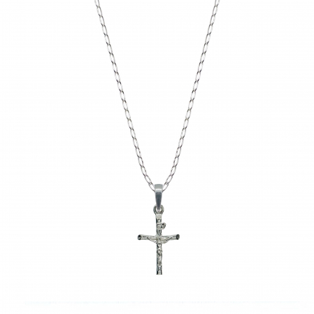 Cu cruciulite - Lantisor argint personalizat cruciulita argint 4139FIG01300 Dras