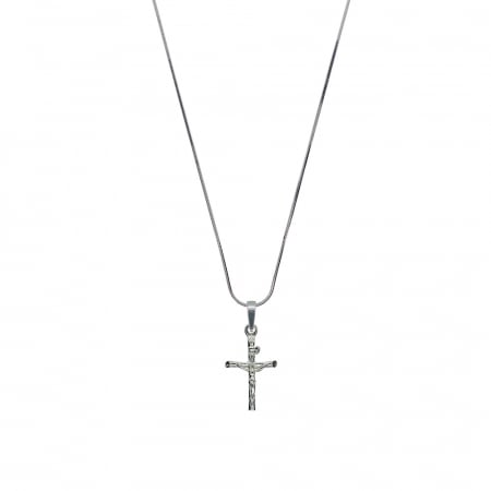 Lantisoare din argint cu tematica religioasa: - Lantisor argint personalizat cruciulita argint 4139SCHD410 Dras