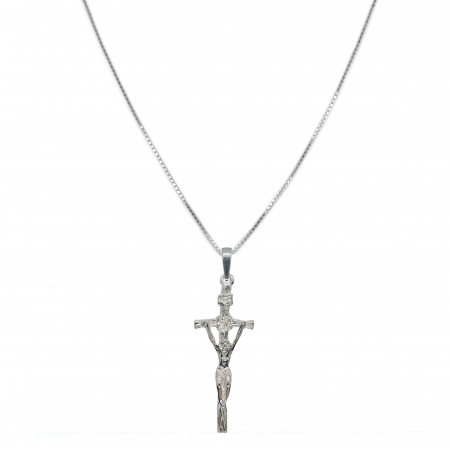 Cu cruciulite - Lantisor argint personalizat cruciulita argint 4149VEN375 Dras