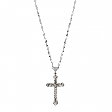 Cu cruciulite - Lantisor argint personalizat cruciulita argint 4159SING1005 Dras