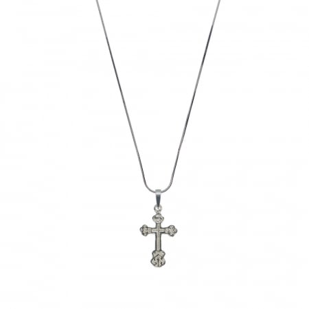 Lantisoare din argint cu tematica religioasa: - Lantisor argint personalizat cruciulita argint 4171SCHD405 Dras