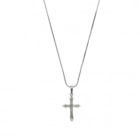 Lantisoare din argint cu tematica religioasa: - Lantisor argint personalizat cruciulita argint 4173SCHD405 Dras