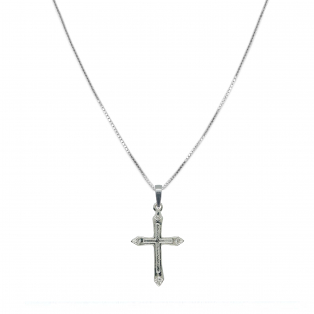 Cu cruciulite - Lantisor argint personalizat cruciulita argint 4173VEN325 Dras