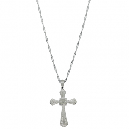 Cu cruciulite - Lantisor argint personalizat cruciulita argint 4175SING855 Dras