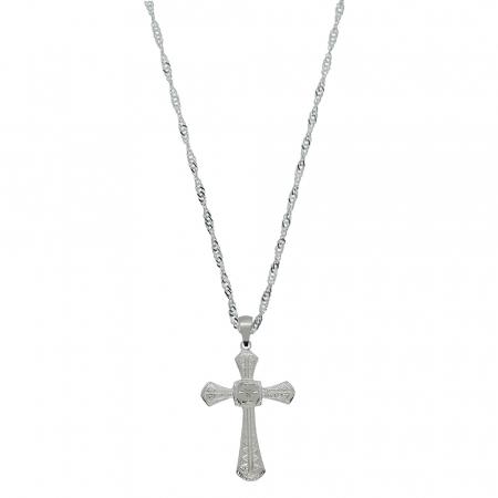 Cu cruciulite - Lantisor argint personalizat cruciulita argint 4175SING935 Dras