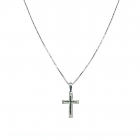 Cu cruciulite - Lantisor argint personalizat cruciulita argint 4182VEN310 Dras