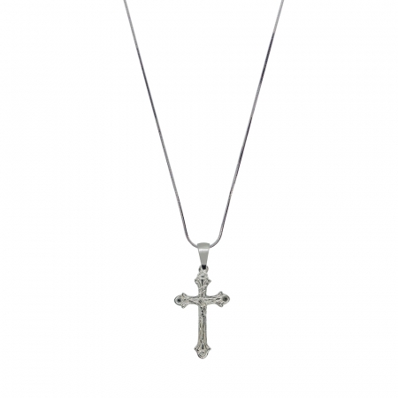 Cu cruciulite - Lantisor argint personalizat cruciulita argint 4188SCHD490 Dras
