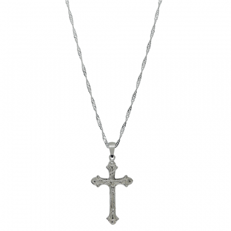 Cu cruciulite - Lantisor argint personalizat cruciulita argint 4189SING785 Dras