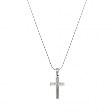 Cu cruciulite - Lantisor argint personalizat cruciulita argint 4197SCH490 Dras