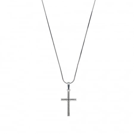 Lantisoare din argint cu tematica religioasa: - Lantisor argint personalizat cruciulita argint 4204SCHD430 Dras