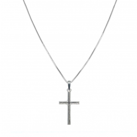 Cu cruciulite - Lantisor argint personalizat cruciulita argint 4204VEN350 Dras