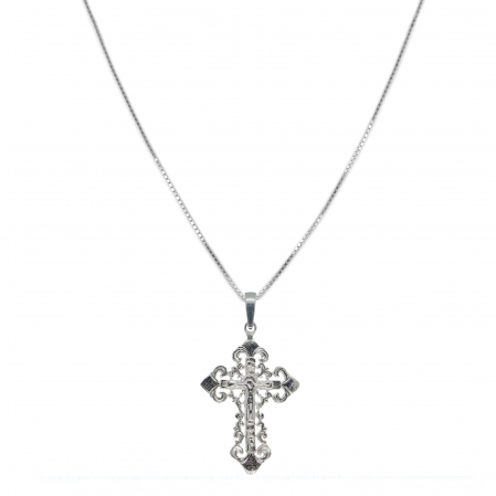 Cu cruciulite - Lantisor argint personalizat cruciulita argint 4212VEN365 Dras